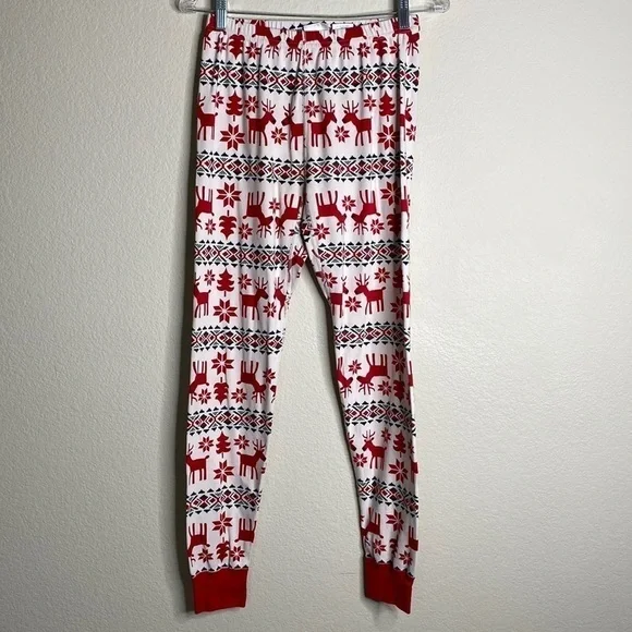 Hanna Andersson reindeer pajama bottoms women’s medium - Picture 1 of 2